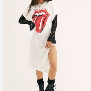 Daydreamer/Free people Rolling Stones 89’ maxi